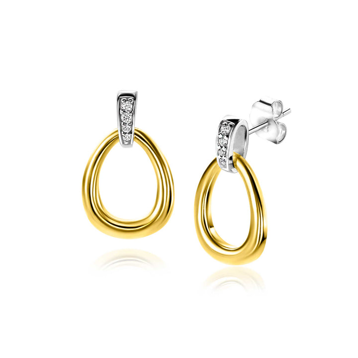 Zinzi Earrings Gold Plated Zio1709 Y