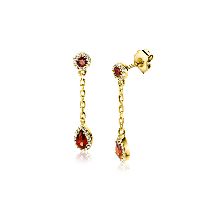 Zinzi Oorbellen Gold Plated Zio2560