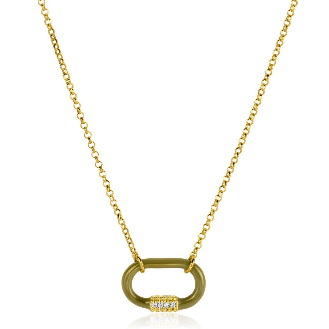 Zinzi Necklace Gold Plated Zic2374