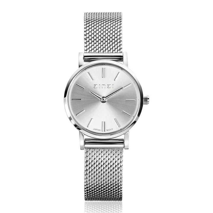Zinzi Silberfarbene Uhr aus Stahl Ziw1802